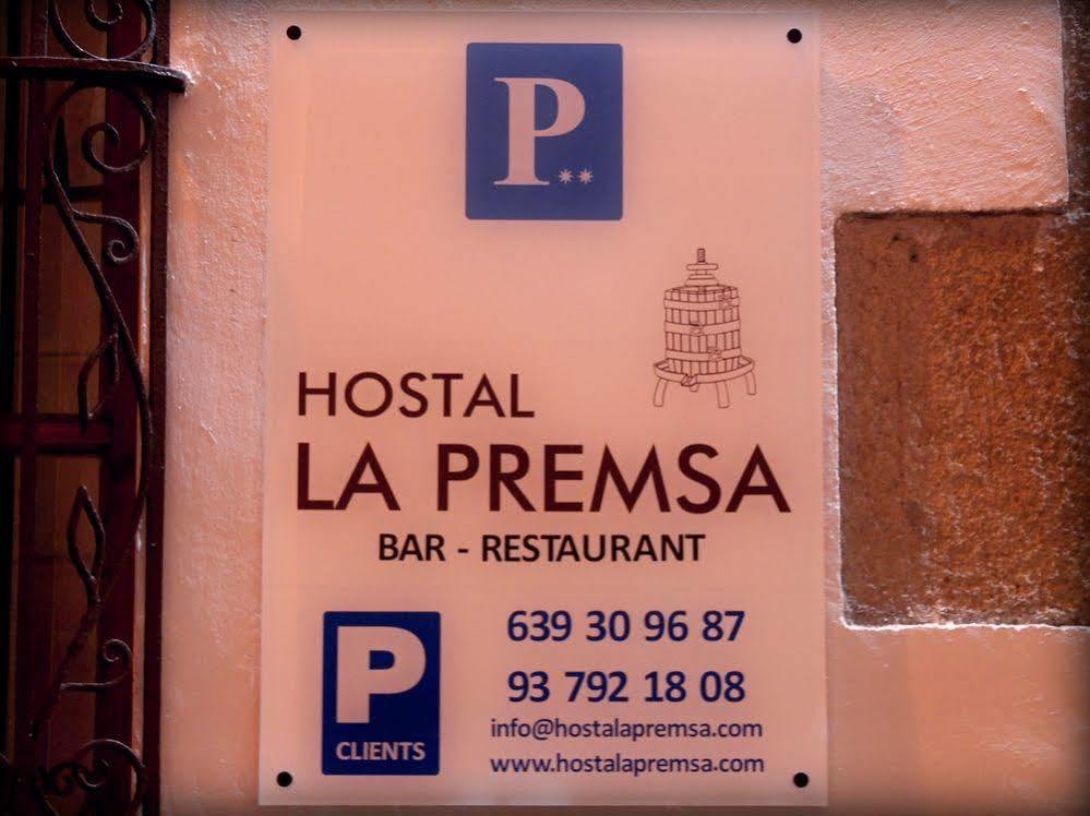 La Premsa Hotell Arenys de Mar Exteriör bild